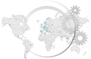 Implantation des réalisations scoval dans le monde