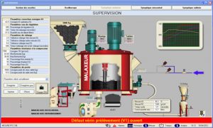 Supervision de la gestion des recettes du malaxeur-refroidisseur SCOVAL